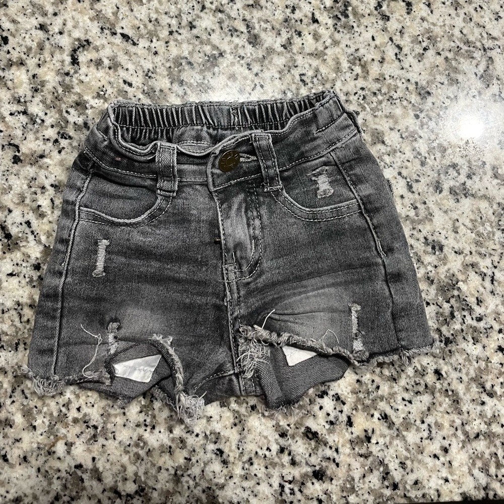 Little Bipsy Cut off Grey Shorts